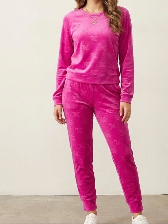 Juicy Couture Other - Juicy Couture Velour Sleepware Pajama Set Women's Size XL Pink